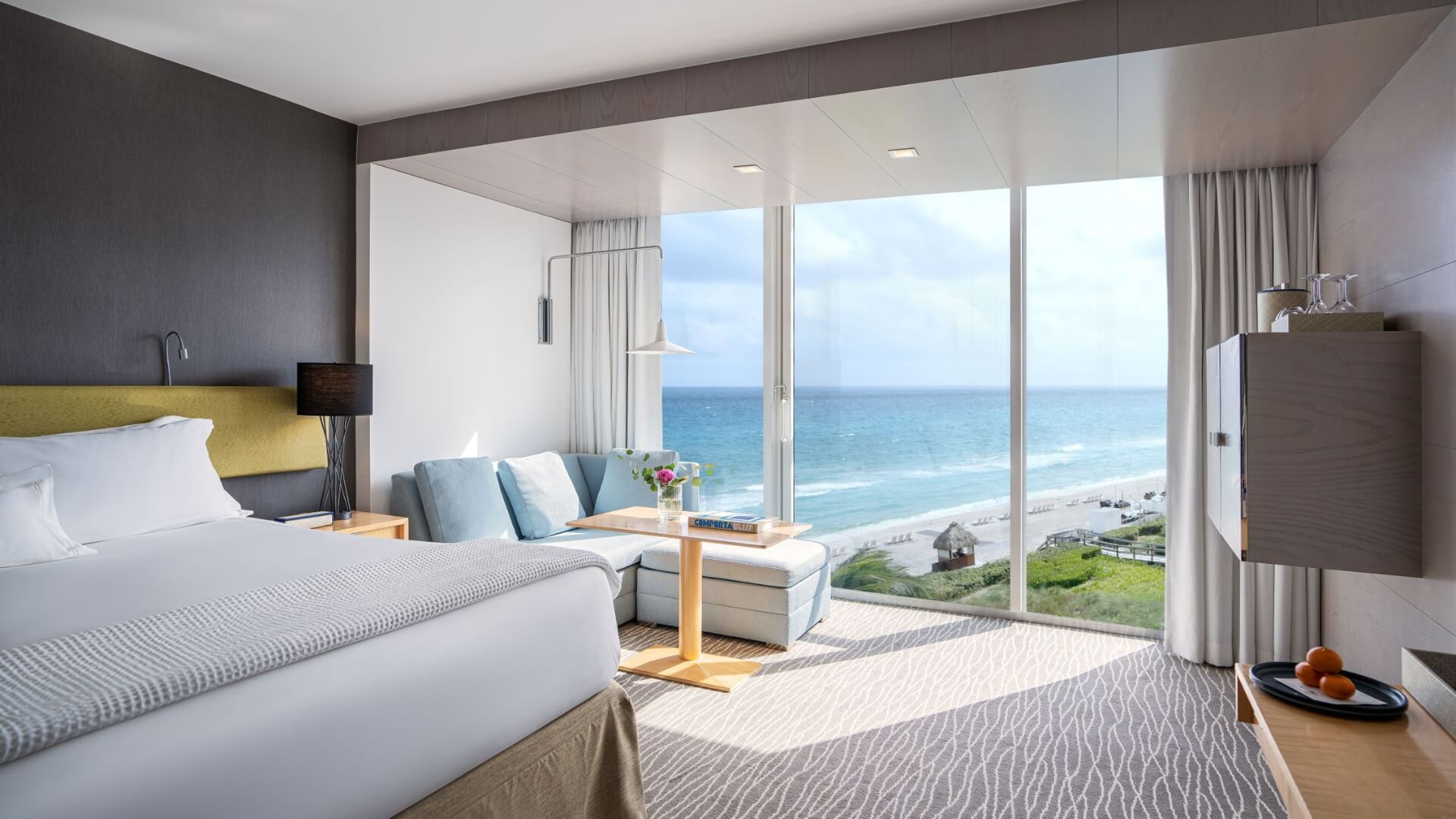 Oceanview guestroom at The Boca Raton Beach Club luxury resort